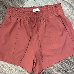 Abercrombie & Fitch Traveler shorts. Size Large. Dark red/maroon color.